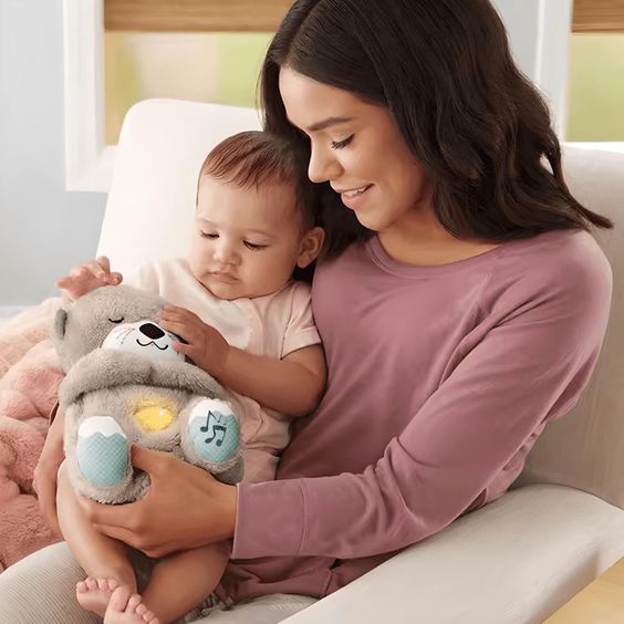 Peluche Relajante que Reproduce tu Respiración para Calmar a tu Bebé